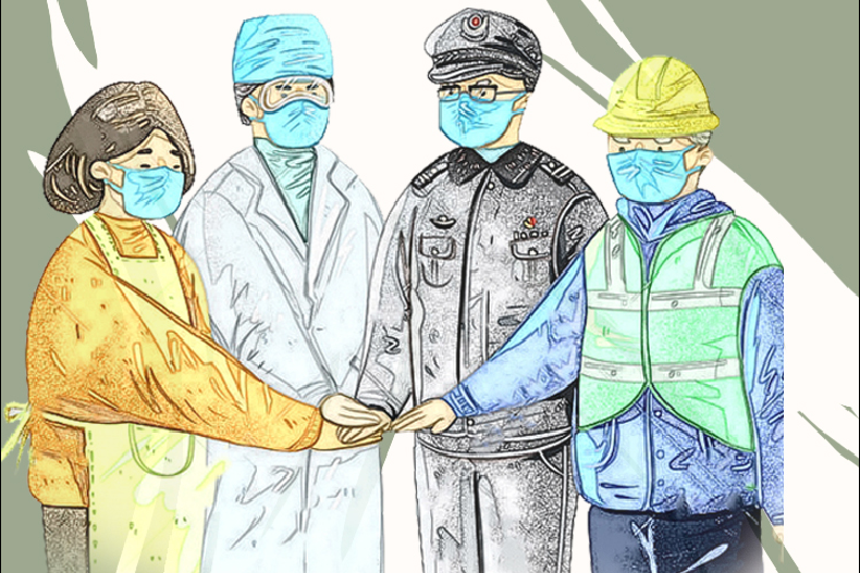 手繪長圖|甘肅戰(zhàn)“疫”故事，“硬核”之下的溫情