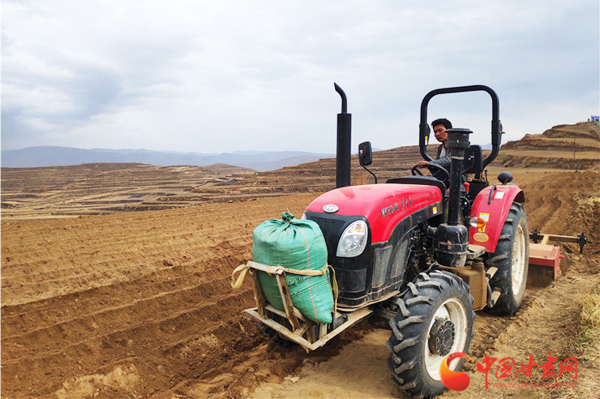 【甘肅省決戰決勝脫貧攻堅】理事長發明開行機  種植藥材更攢勁
