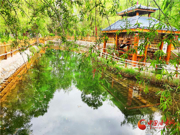 磨嘴子神泉山莊 一滴泉水里發現武威的夏天