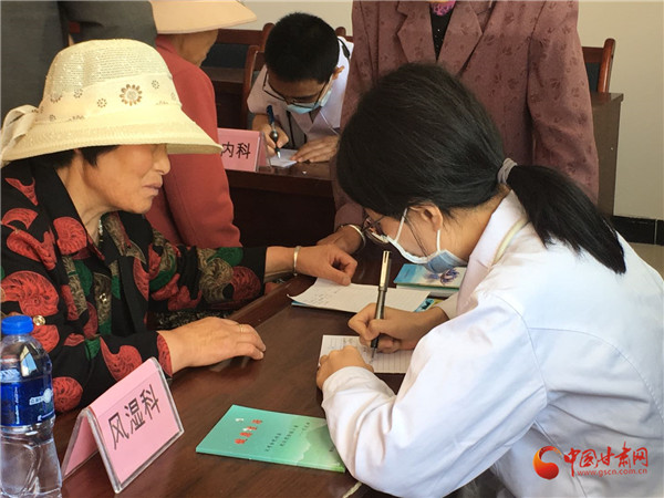 共青團蘭州市委開展“志愿扶貧·醫療入戶”幫扶困境青少年家庭義診活動