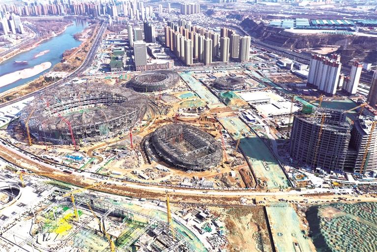 蘭州奧體中心場館主體通過驗收 項目全面進入內部裝修階段 將于明年6月建成運營