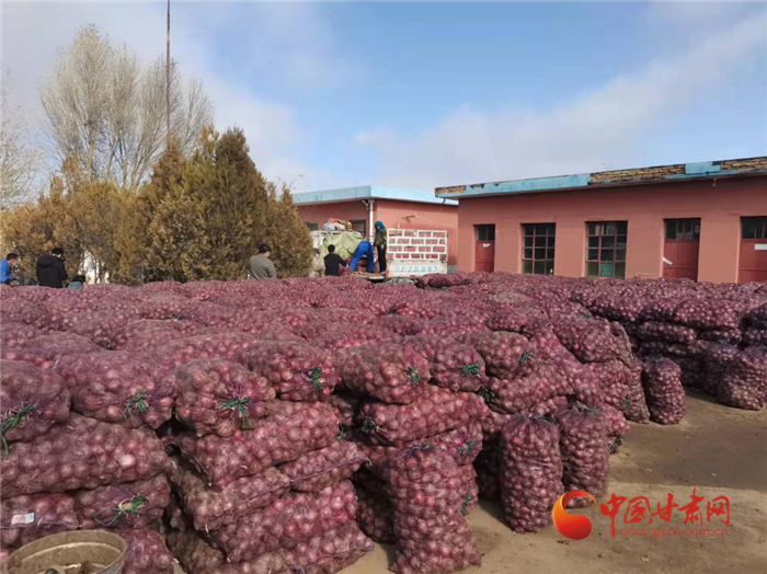 【甘快看·疫情防控甘肅在行動】蘭州榆中：同心抗疫獻愛心  洋蔥助力戰疫情