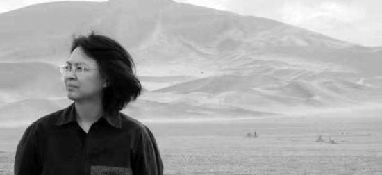 婁婕在敦煌。本人供圖 婁婕在敦煌。本人供圖