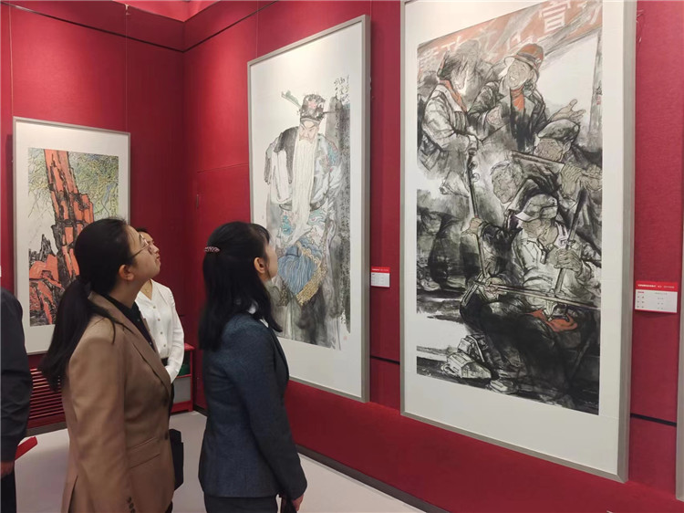2023年5月，甘肅省紀委監(jiān)委機關(guān)、省委巡視辦、省文旅廳主辦，甘肅畫院承辦的甘肅省廉潔文化美術(shù)、書法、設(shè)計作品展開展，逾萬人參觀。.jpg
